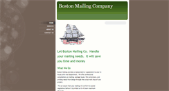Desktop Screenshot of bostonmailing.com
